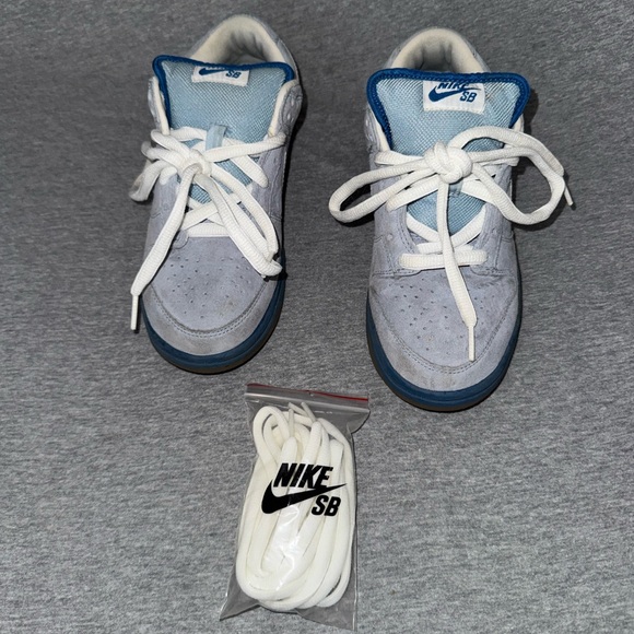 Nike Dunk Low Pro SB Boarder Blue & White Size 6 - Picture 2 of 10